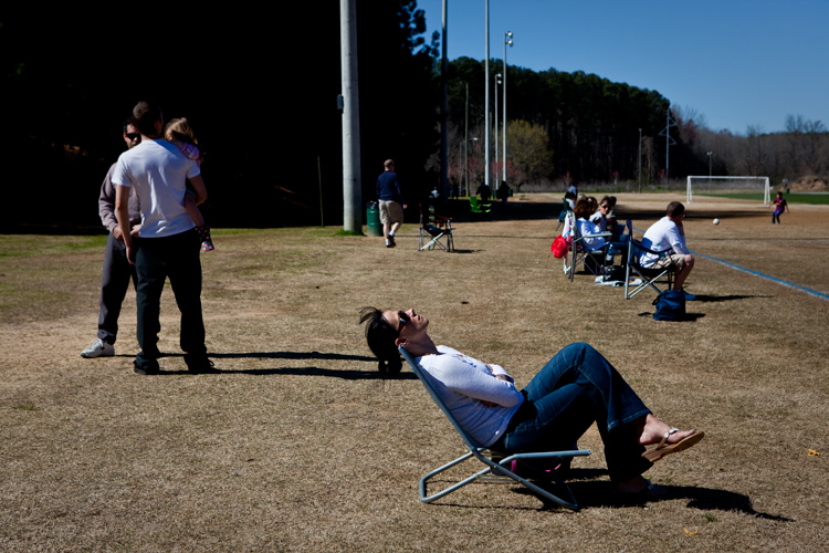 Sleeping At The Soccer Field : Marietta : Georgia