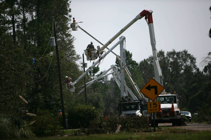 Restoring power on the Gulf coast