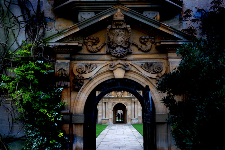 St Johns College Oxford : UK : Posted New York