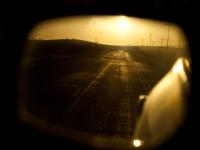  Retrospective Dark Desert Highway : Border Road : New Mexico