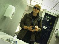 Jez Coulson Self portrait Bathroom : London College of Communication : Elephant and Castle London UK