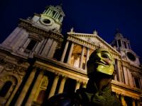 Guy Fawkes Mask : Occupy St  Paul's Cathedral : City of London