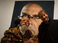 Jez Coulson and Chuck Close : Guild Hall : East Hampton NY : USA