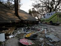 Katrina aftermath. Fire truck